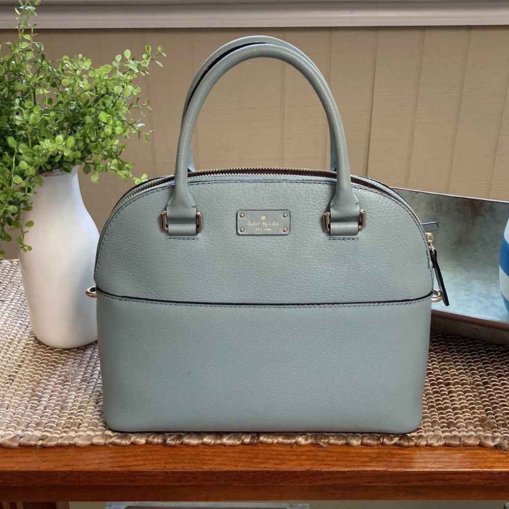 Kate Spade domed satchel in pale aqua